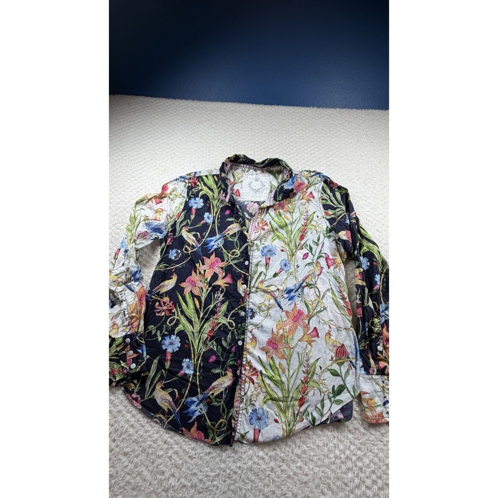 Cino By Sundance Joyful Patchwork Button-Up Shirt (S)